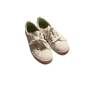 Cariuma Womens Canvas Sneakers Off-White Lace-Up Rubber Sole Size 6.5 Eco-Friend